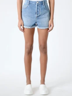 Isabel Marant Étoile - Lesia Denim Shorts in Light Blue