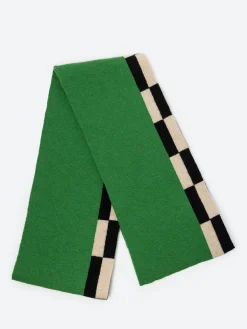 Jo Gordon - Checkered Edge Scarf in Pagoda