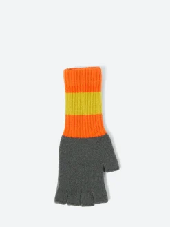 Jo Gordon - Fingerless Gloves in Drill Grey