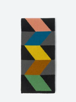 Jo Gordon - Small Zigzag Ribbon Scarf in Multi Colour