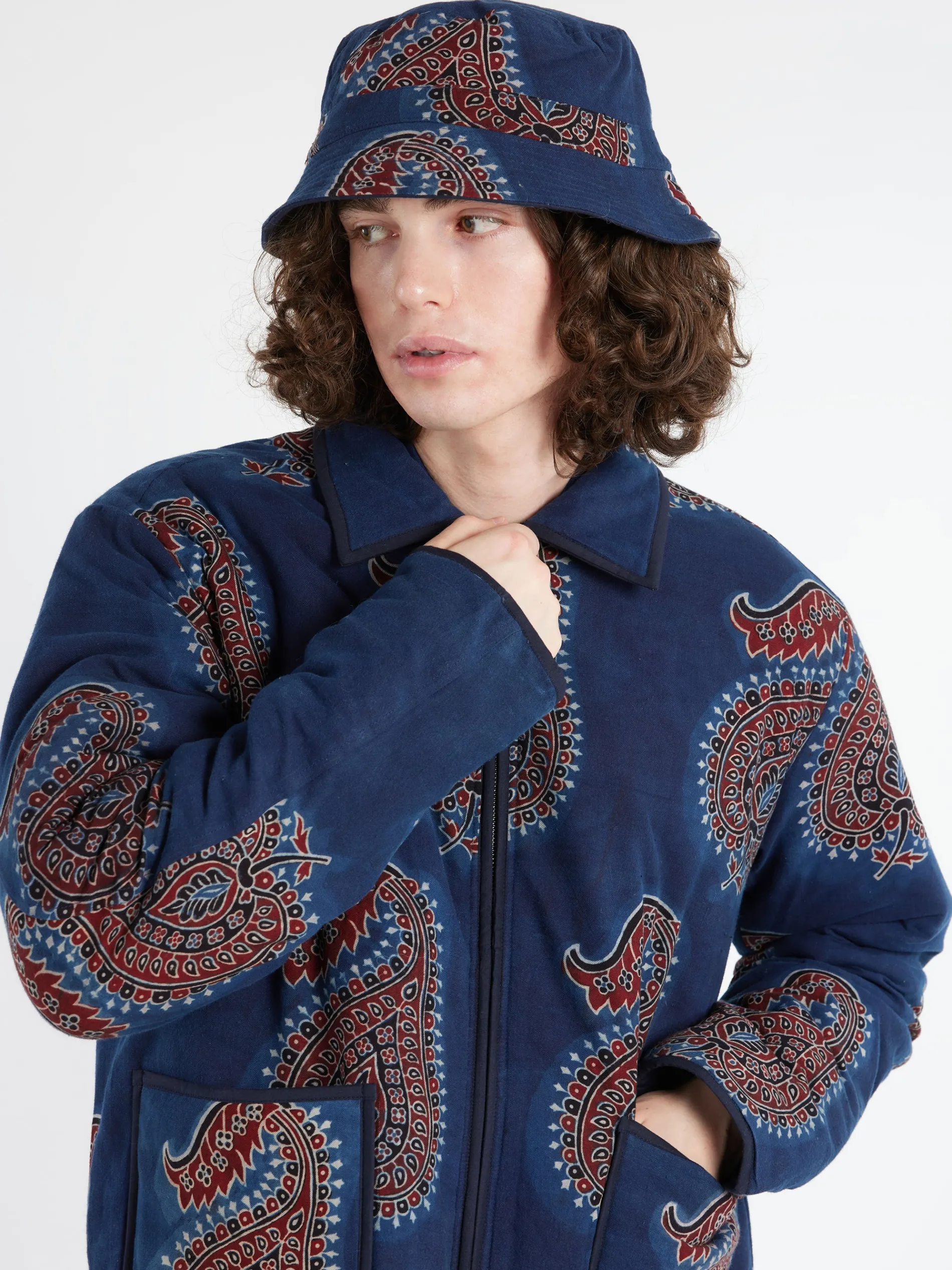 Kardo - Bucket Hat in Blue