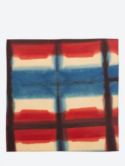 Kardo - Clamp Dyed Bandana in Red