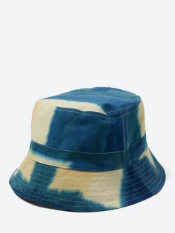 Kardo - Clamp Dyed Bucket Hat in Red and Yellow