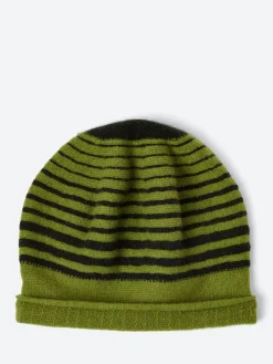 Kopka Accessories - Ringed Roll Up Beret in Sprout