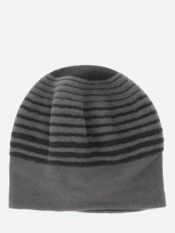 Kopka Accessories - Ringed Roll Up Beret in Anthracite