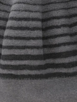 Kopka Accessories - Ringed Roll Up Beret in Anthracite