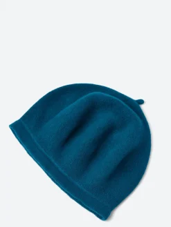 Kopka Accessories - Wool Conical Beret in Petrol