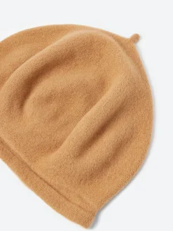 Kopka Accessories - Wool Conical Beret in Camel