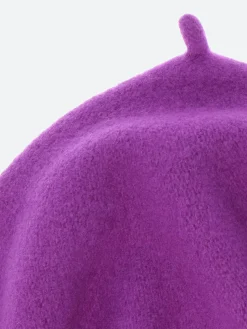 Kopka Accessories - Wool Conical Beret in Purple