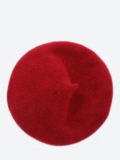 Kopka Accessories - Wool Conical Beret in Titian Red
