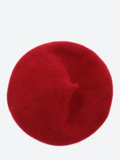 Kopka Accessories - Wool Conical Beret in Titian Red