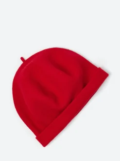 Kopka Accessories - Wool Roll Up Beret in Cherry