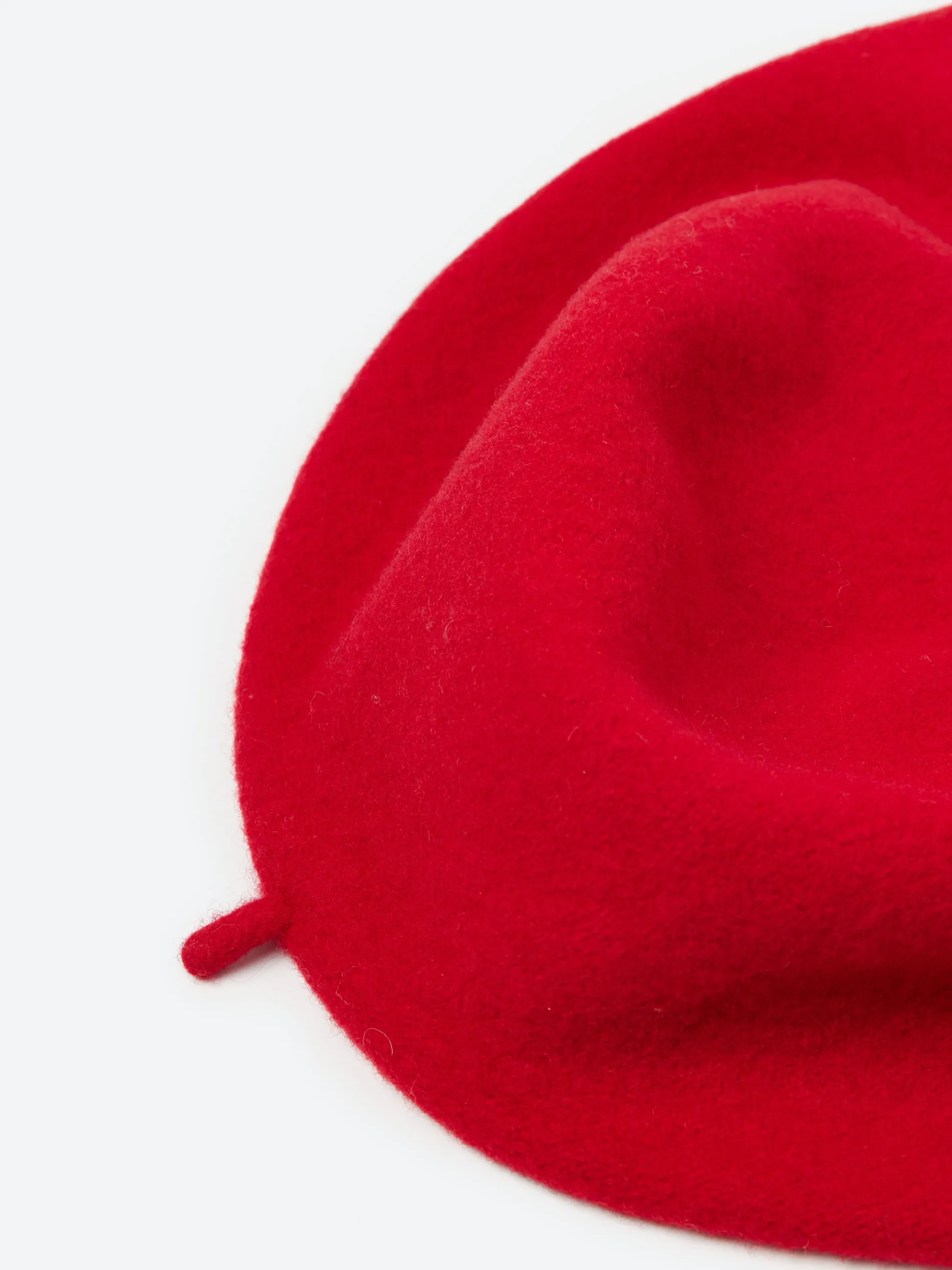 Kopka Accessories - Wool Roll Up Beret in Cherry