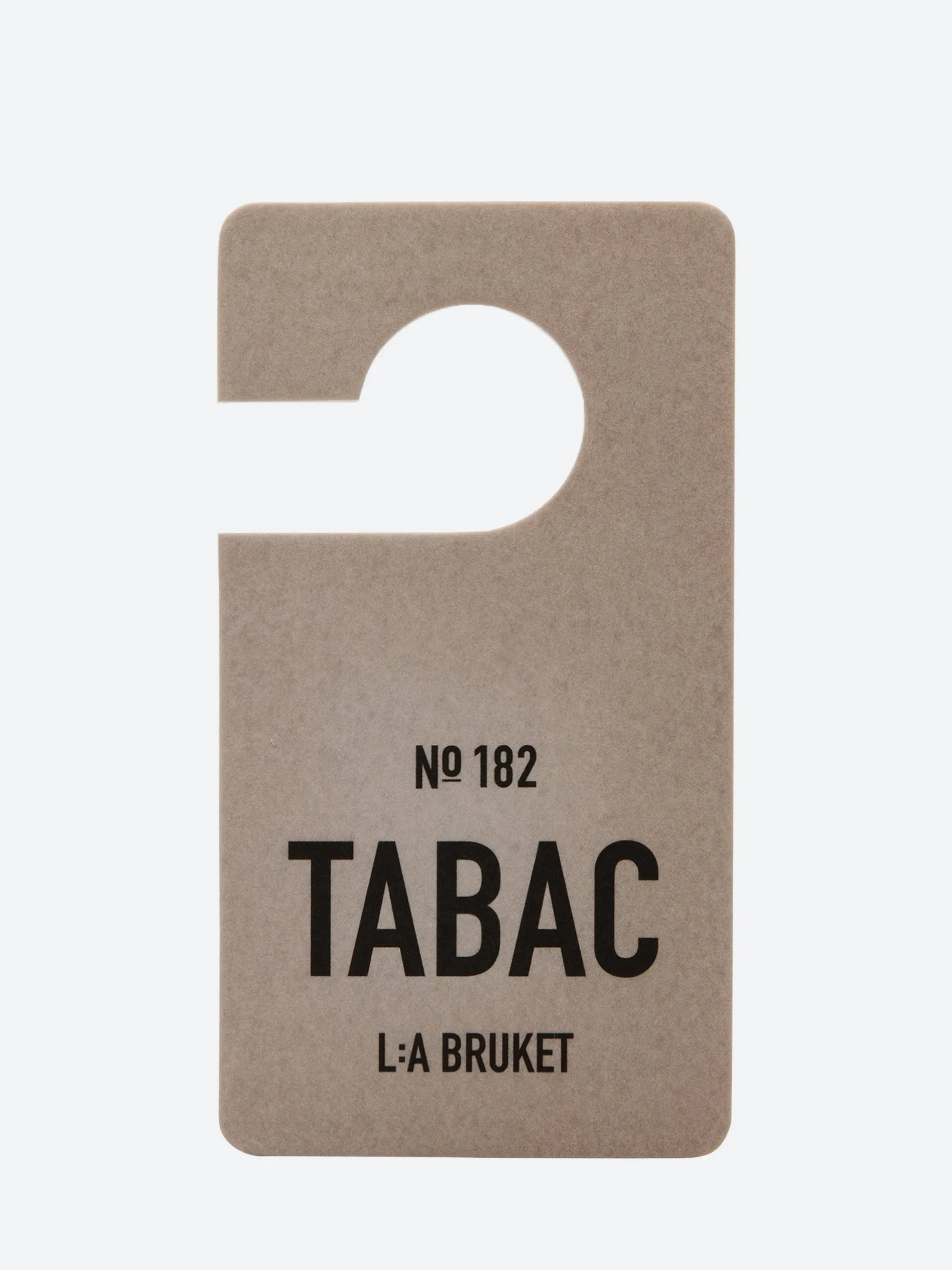 L:A Bruket - 182 Tabac Fragrance Tag