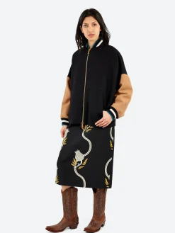 La DoubleJ - Brooklyn Bomber in Solid Black