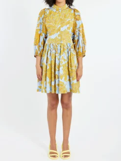 La DoubleJ - Mini Portofino Dress in Tangle Light Blue