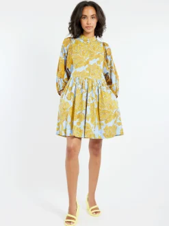 La DoubleJ - Mini Portofino Dress in Tangle Light Blue