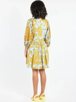 La DoubleJ - Mini Portofino Dress in Tangle Light Blue