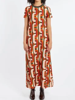 La DoubleJ - Sporty Swing Dress in Prometheus Pink