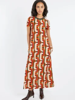 La DoubleJ - Sporty Swing Dress in Prometheus Pink