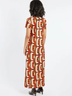 La DoubleJ - Sporty Swing Dress in Prometheus Pink