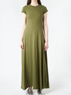 Labo.Art - Abito Sunio Jersey Dress in Olive