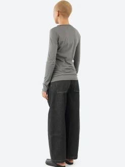 Labo.Art - Basica M/L Sarix T-Shirt in Grey