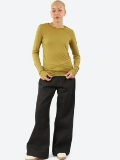 Labo.Art - Basica M/L Sarix T-Shirt in Cricket