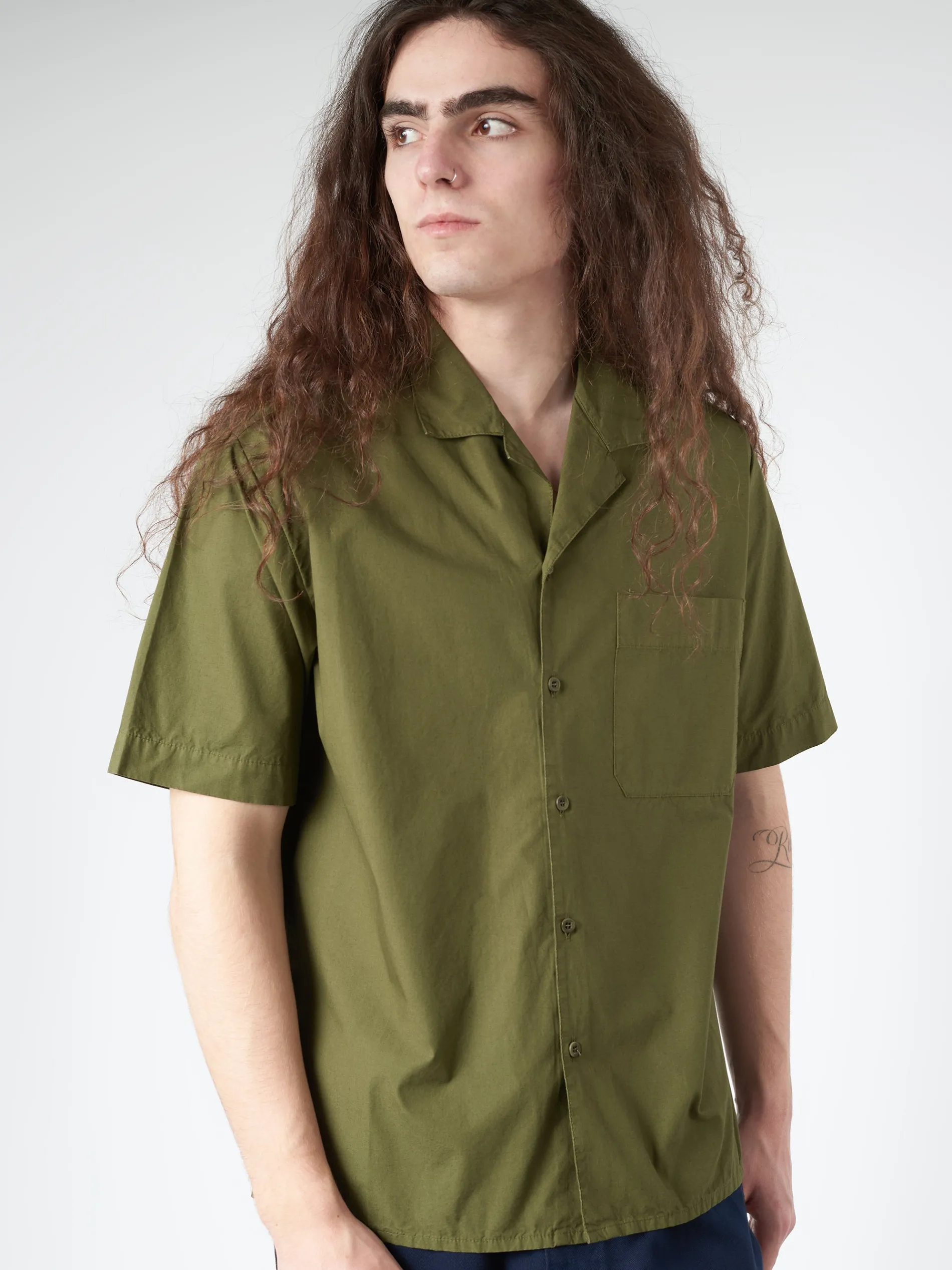Labo.Art - Camicia Franco Nino Shirt in Olive