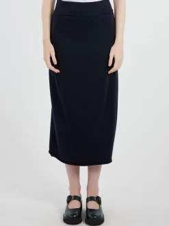 Labo.Art - Gonna Penna Charme Skirt in Atlantic