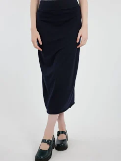 Labo.Art - Gonna Penna Charme Skirt in Atlantic