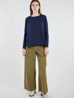 Labo.Art - Jeppe Longsleeve Wool Top in Atlantic