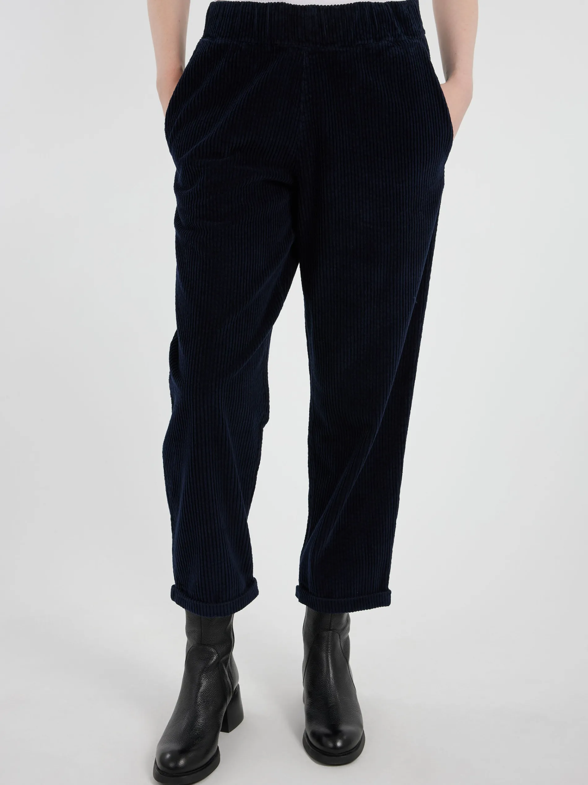 Labo.Art - Panta Paride Velluto Trousers in Atlantic