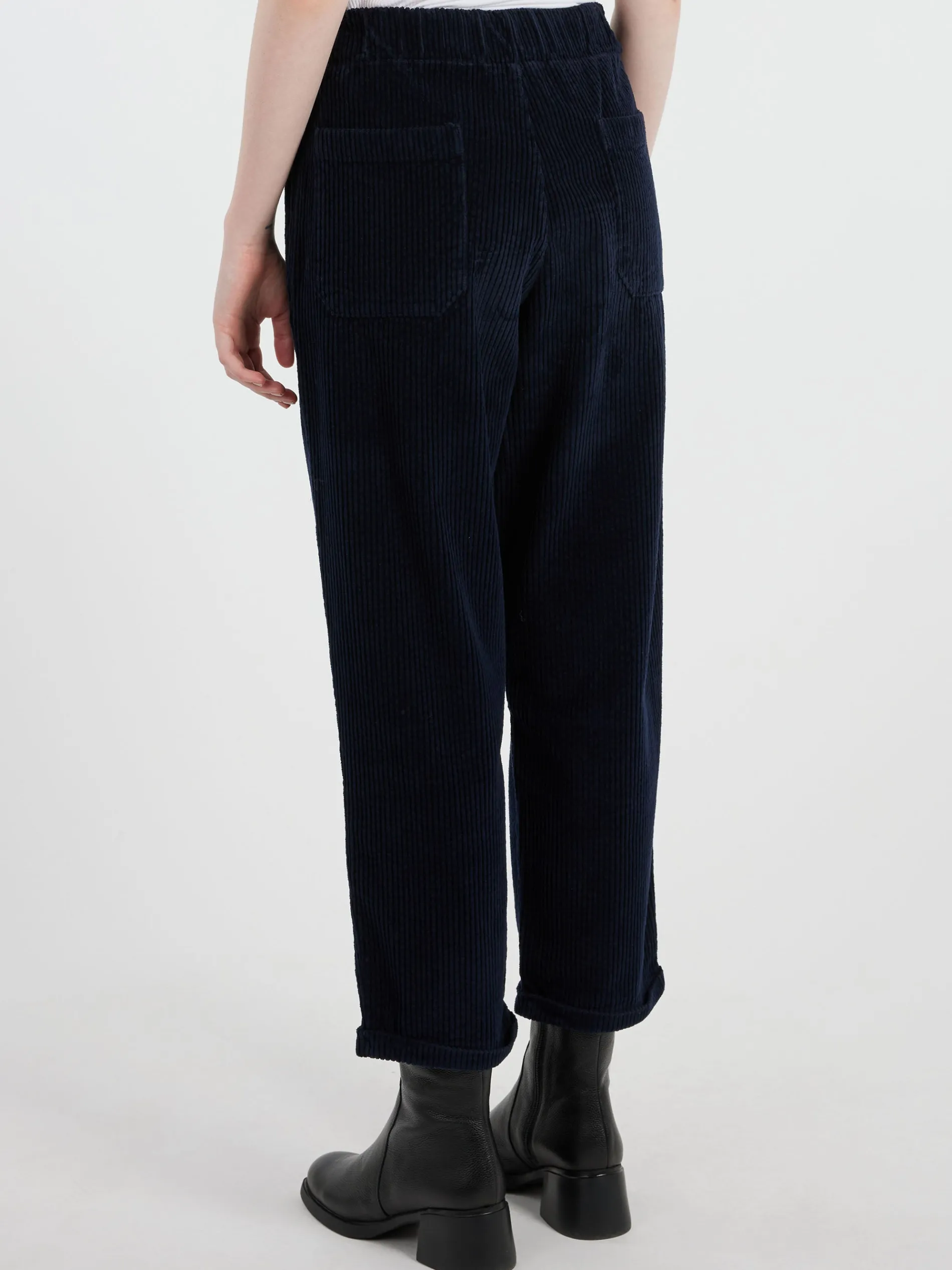 Labo.Art - Panta Paride Velluto Trousers in Atlantic