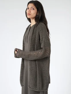 Lauren Manoogian - Big Net Cardigan in Coal