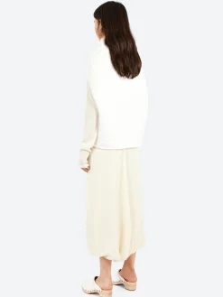 Lauren Manoogian - Handknit Shoulder Shell in White