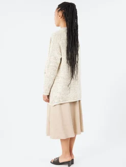 Lauren Manoogian - Marl Cardigan in Raw White