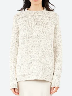 Lauren Manoogian - Marl Rollneck in Raw White