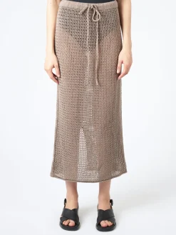 Lauren Manoogian - Net Skirt in Wood