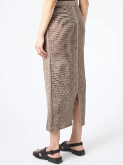 Lauren Manoogian - Net Skirt in Wood
