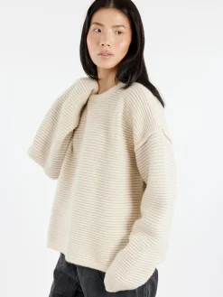 Lauren Manoogian - Ottoman Crewneck in Alabaster and Carrera