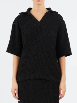 Lauren Manoogian - Rack Polo in Black