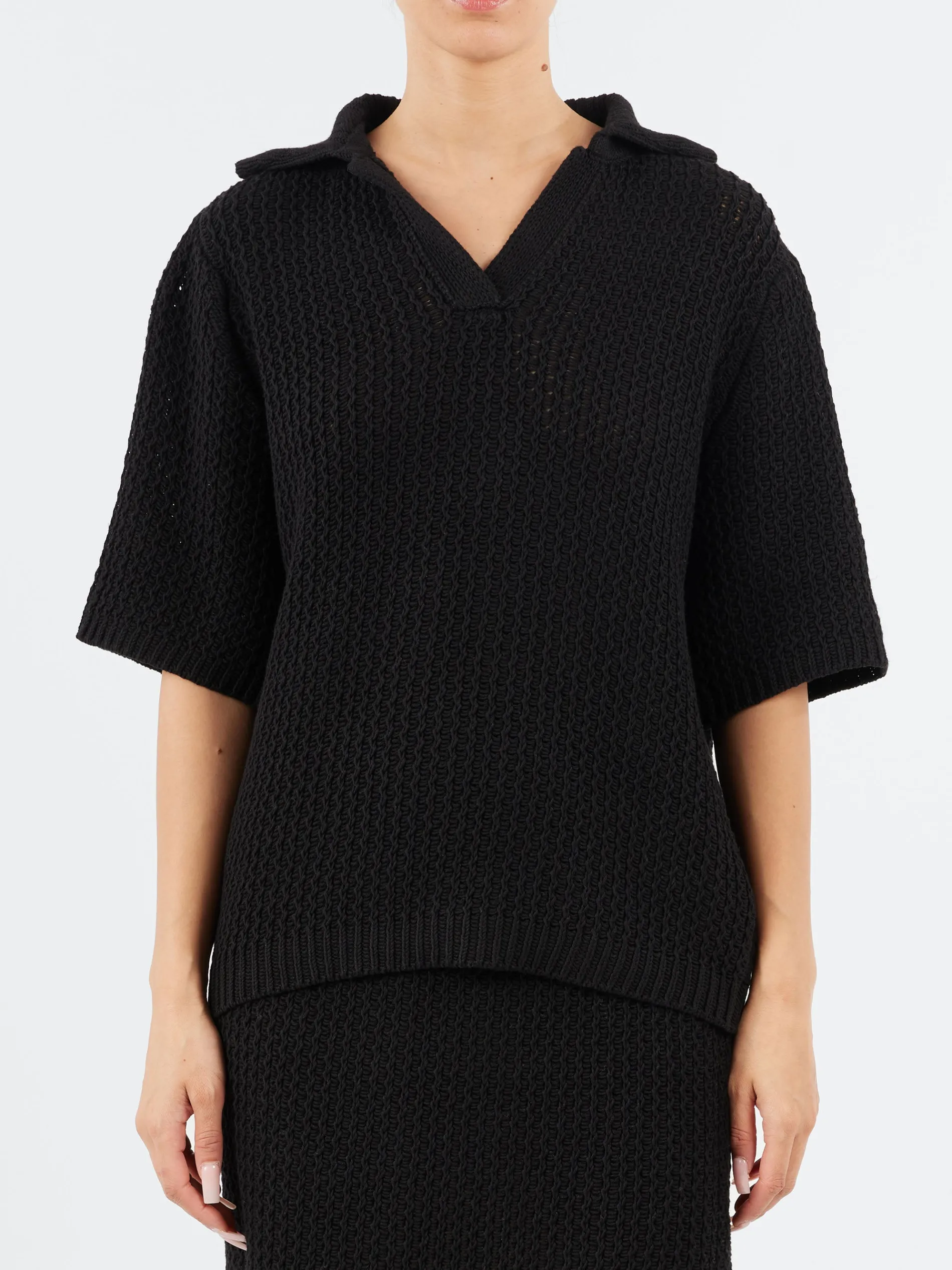 Lauren Manoogian - Rack Polo in Black