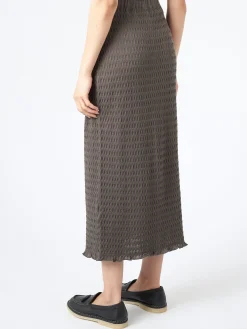 Lauren Manoogian - Smocked Skirt in Coal