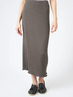 Lauren Manoogian - Smocked Skirt in Coal