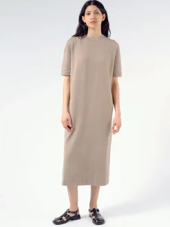 Lauren Manoogian - S/S Crewneck Dress in Taupe