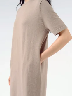 Lauren Manoogian - S/S Crewneck Dress in Taupe