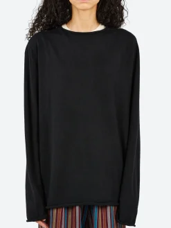 Lauren Manoogian - Super Fine Boatneck in Black
