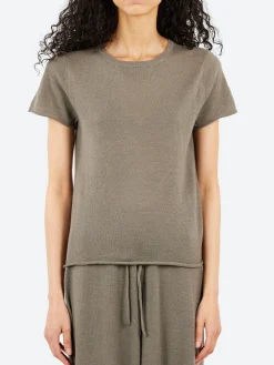 Lauren Manoogian - Super Fine Baby Tee in Concrete