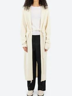 Lauren Manoogian - Super Fine Long Cardigan in Ivory